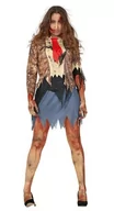 Stroje karnawałowe - Strój dla dorosłych, kobieta zombie, rozmiar L - miniaturka - grafika 1