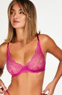 Biustonosze - Hunkemöller Biustonosz nieusztywniany z fiszbinami Isabelle Fioletowy - miniaturka - grafika 1