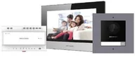 Wideodomofony - Zestaw wiedodomofonu HikVision DS-KIS702Y - miniaturka - grafika 1