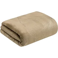 Koce - Eurofirany Euro Firany KOC FLANELOWY GINKO1 C. BEŻ 150x200 1210783 - miniaturka - grafika 1