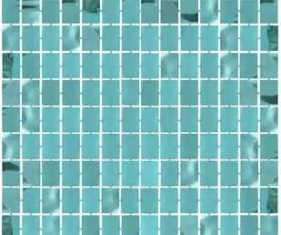 Kurtyna Kwadraty turkusowa metaliczna - 100 x 200 cm - Sylwester - miniaturka - grafika 1