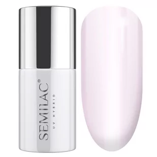 Semilac UV LAKIER HYBRYDOWY 7 ML BUSINESS LINE NR 218 PEARL LILA - Lakiery hybrydowe - miniaturka - grafika 1