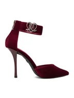 Czółenka - Juicy Couture Szpilki EO-S4S96733-01B Bordowy - miniaturka - grafika 1