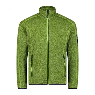 CMP Knit-Tech męska kurtka męska – 30h5887 Knit-Tech męska kurtka męska, Limegreen-B. Niebieski, 46 - Kurtki męskie - miniaturka - grafika 1