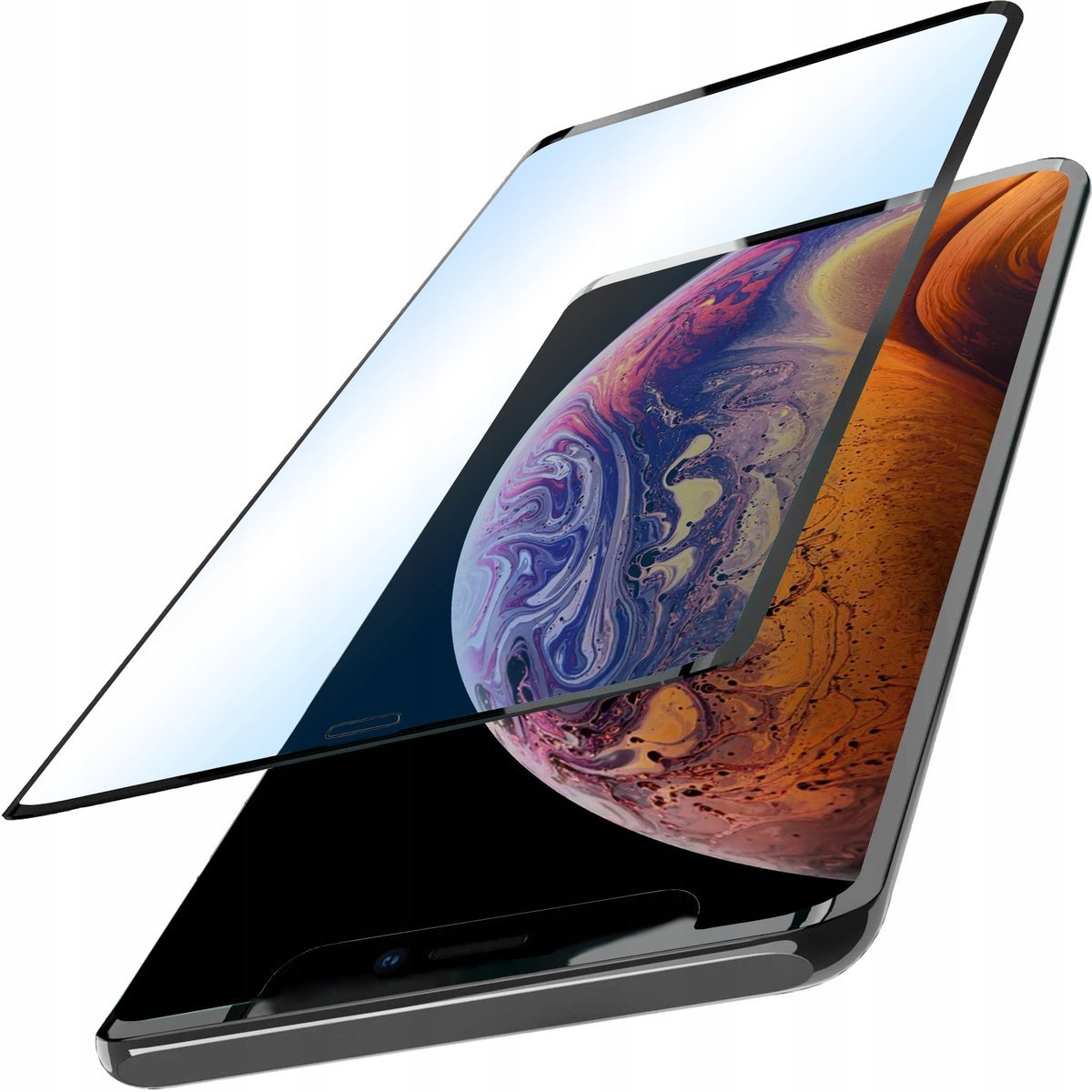 SZKŁO 5D CAŁY EKRAN do IPHONE XS MAX / 11 PRO MAX