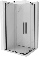 Kabiny prysznicowe - Mexen Velar Duo kabina prysznicowa rozsuwana 100x90 cm, transparent, czarna - 871-100-090-02-70 - miniaturka - grafika 1
