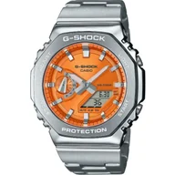 Zegarki męskie - Casio G-SHOCK G-STEEL zegarek na bransolecie pomarańczowy GM-2110D-4AER - miniaturka - grafika 1
