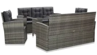 Meble ogrodowe - Zestaw mebli ogrodowych z poduszkami B0-A79 - miniaturka - grafika 1