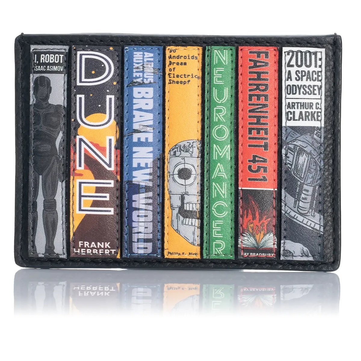 Skórzane etui na karty Literatura SF Yoshi