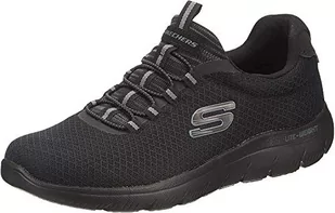 Skechers Sneakersy damskie Summits, Czarne wykończenie z siatki, 40 EU - Sneakersy damskie - miniaturka - grafika 1