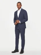 Garnitury - Boss Garnitur P-Huge-2Pcs-241 50509480 Granatowy Slim Fit - miniaturka - grafika 1