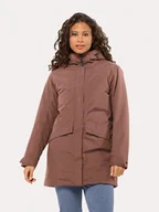 Kurtki damskie - Jack Wolfskin Kurtka zimowa Tempelhof Coat 1116151 Bordowy Regular Fit - miniaturka - grafika 1