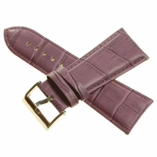 Pasek DILOY Superior 368EA.26.18 Skórzany Fioletowy 26 mm - Paski - miniaturka - grafika 1