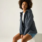 Kurtki i kamizelki sportowe damskie - Regatta Kurtka damska przeciwdeszczowa z membraną Bayletta Niebieski, Rozmiar: 42 - miniaturka - grafika 1