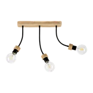 Lampy sufitowe - Britop LAMPA sufitowa ALLUMER FLEX 5414374 elastyczna OPRAWA regulowana czarna drewno - miniaturka - grafika 1