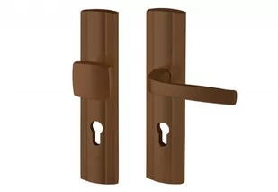 Pochwyt-klamka AXA PRESTIGE 72 WB klasa 3, kolor F4 - stare złoto (grubość drzwi 74-83 mm) - Klamki - miniaturka - grafika 1