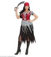 Sukienki - Widmann 00061 - kostium dla dorosłych piratka, sukienka, bandana, rozmiar S, wielokolorowy - miniaturka - grafika 1