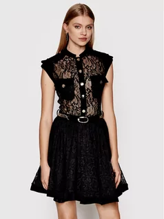 Sukienki - Babylon Sukienka koktajlowa P_EL0704 Czarny Regular Fit - grafika 1