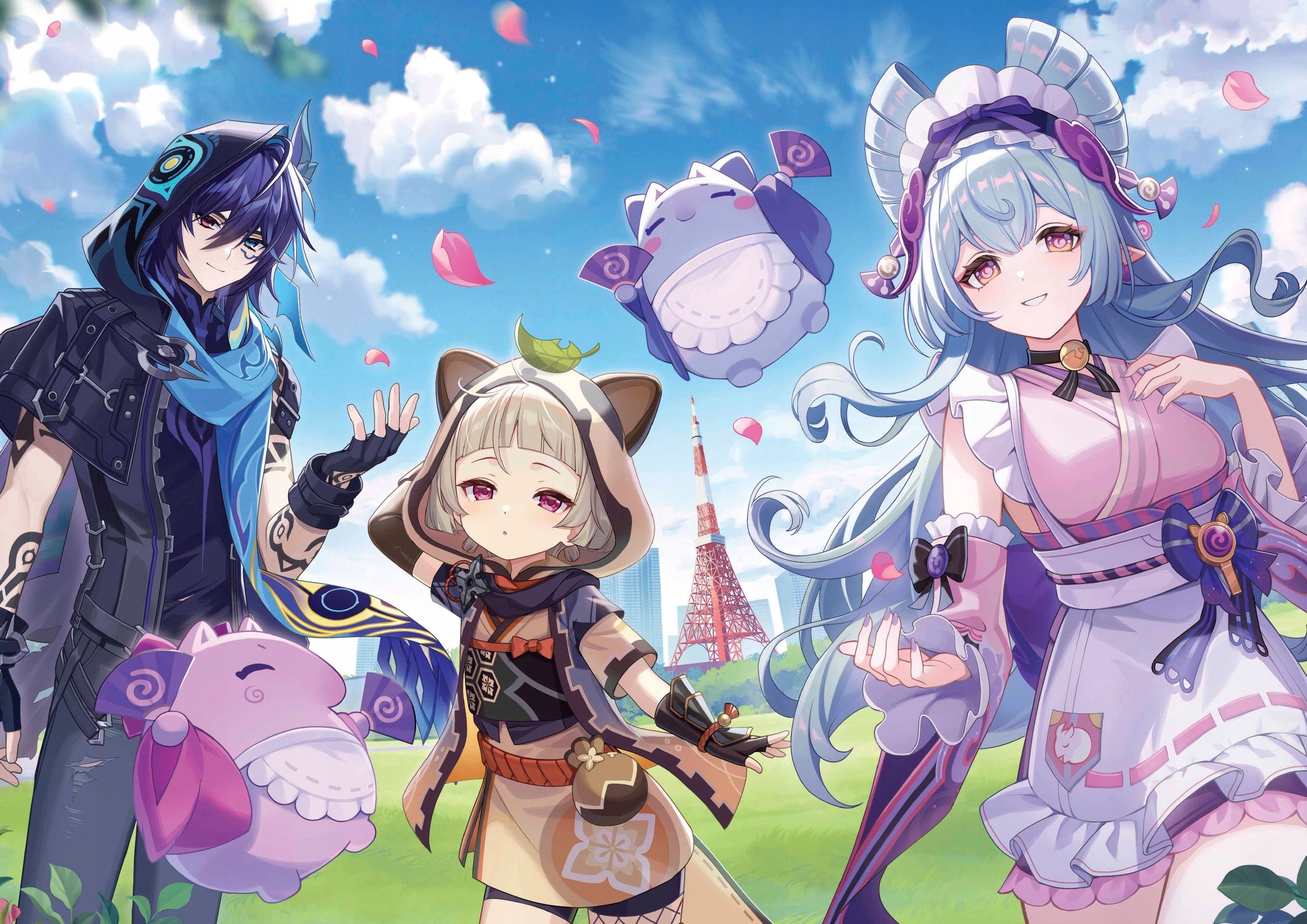 Plakat A3 Genshin Impact Anime Gra Mizuki Sayu Ororon