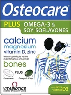 Witaminy i minerały - Suplement diety Vitabiotics Osteocare Plus Omega-3 & Soy Isoflavones suplement diety 84 tabletek/kapsułek (5021265227396) - miniaturka - grafika 1