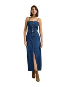 Sukienki - abiti donna lee 112363487 maxi dress denim - miniaturka - grafika 1