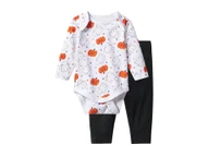 Komplety dla niemowląt - Lupilu Komplet niemowlęcy na Halloween 2 elementy Biały 62/68 - miniaturka - grafika 1