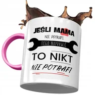 Kubki - Kubek Różowy Dla Mamy Matki na Dzień Mamy z Nadrukiem ze Zdjęciem + Opakowanie na prezent (wzór 01) - miniaturka - grafika 1