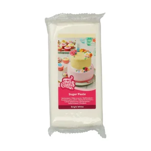 Masa cukrowa, fondant BIAŁY - Bright White FunCakes, 1 kg - Dodatki do ciast w proszku - miniaturka - grafika 1