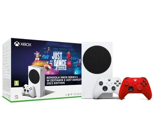 Xbox Series S 512GB + dodatkowy pad (czerwony) + Just Dance 2023 - Konsole Xbox - miniaturka - grafika 1
