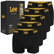 Majtki męskie - Lee Innes Black czarne miękkie elastyczne bokserki męskie majtki 5 sztuk XL - miniaturka - grafika 1
