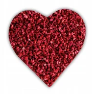 Czekolada - Czekolada w kształcie serca mleczna 40 g na prezent upominek z malinami - miniaturka - grafika 1