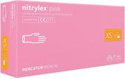 Maseczki do twarzy - nitrylex® pink, rozmiar XS - miniaturka - grafika 1