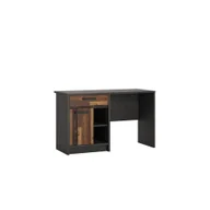 Biurka - Biurko NUBB01 Nubi Meble Wójcik Old Style, Matera Ciemna - miniaturka - grafika 1