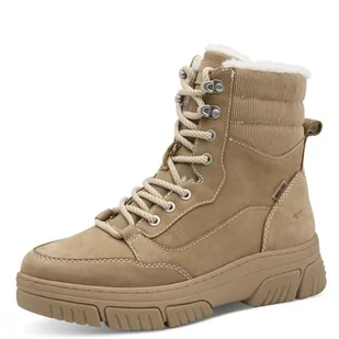 TAMARIS Damskie Comfort WL Lace Boot Duo-tex śniegowce, Camel, 39 EU, piaskowy, 39 EU - Śniegowce damskie - miniaturka - grafika 1