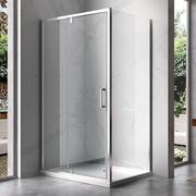 Kabiny prysznicowe - Hydrosan Prostokątna kabina prysznicowa 120x90 drzwi uchylne KZ07C - miniaturka - grafika 1