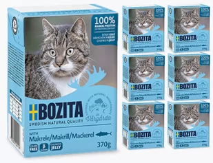 Bozita Cat Makrela W Galaretce 6 x 370g - Mokra karma dla kotów - miniaturka - grafika 1