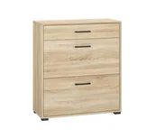 Szafki na buty - Szafka na buty z szufladą i drzwiczkami RUAN – jasna sonoma - miniaturka - grafika 1