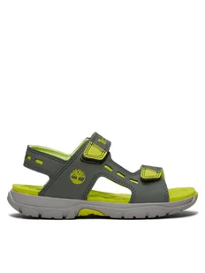 Timberland Sandały Moss Jump 2 Strap Sandal TB0A66T1L951 Khaki - Buty dla chłopców - miniaturka - grafika 1
