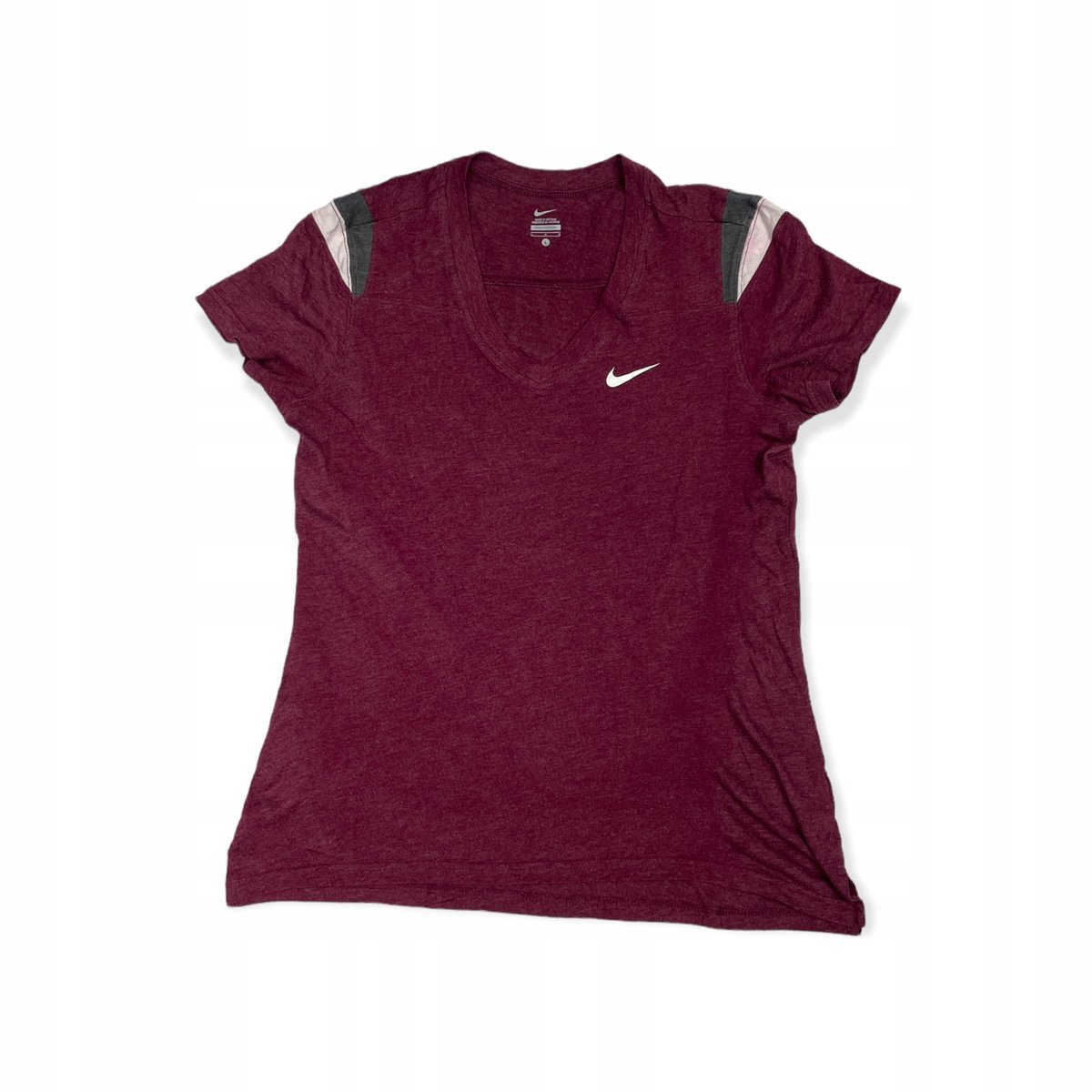 Koszulka t-shirt damski dekolt V NIKE L