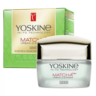 Yoskine Matcha Urban D-Stress krem na dzień SPF 20 50 ml - Kremy do twarzy - miniaturka - grafika 1