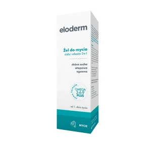 Eloderm Żel do Mycia Ciała i Włosów 2 w 1 200 ml - Kosmetyki do kąpieli - miniaturka - grafika 1