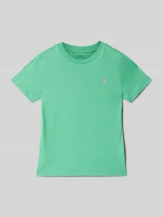 T-shirt z czystej bawełny - Koszulki dla dziewczynek - miniaturka - grafika 1