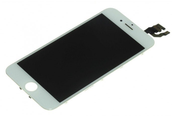 Renov8 Wyświetlacz LCD i ekran dotykowy do iPhone 6 LG + szkło i płaski kabel OEM - Biały