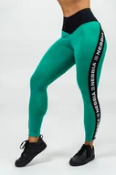 Spodnie sportowe damskie - Legginsy damskie Nebbia ICONIC Leggings high waist green L - miniaturka - grafika 1