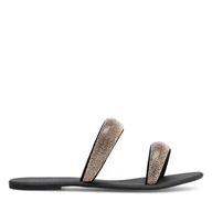 Klapki i japonki damskie - Klapki Nine West WFA2735-1 Złoty - miniaturka - grafika 1