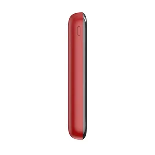 Baseus Mini S power bank 10000mAh 18W bezprzewodowa ładowarka Qi 10W USB / USB Typ C PowerDelivery QC3.0 czerwony (PPXFF10W-19) - Ładowarki do telefonów - miniaturka - grafika 6