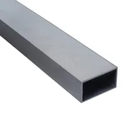 Inne materiały budowlane - Standers Profil prostokątny aluminiowy 1m 45x25x1.5 mm srebrny - miniaturka - grafika 1