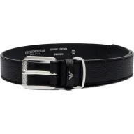 Paski - Emporio Armani Skórzany pasek - miniaturka - grafika 1