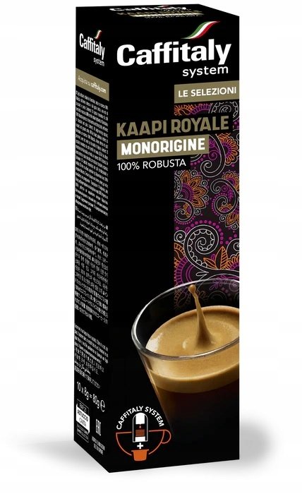 Kapsułki Caffitaly do Cafissimo* India Monorigine 100% Robusta 10szt