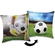 Kołdry i poduszki dla dzieci - Piłka nożna Poduszka kwadratowa, poduszka ozdobna 40x40 cm OEKO-TEX - miniaturka - grafika 1